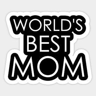 World's Best Mom Mother's Day Sticker